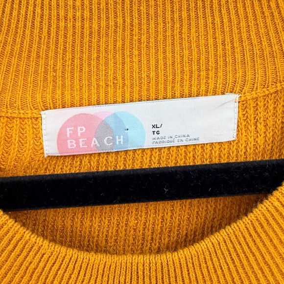 Free People FP Beach Santa Barbara Sweater Midi Dress size XL - Picture 4 of 6